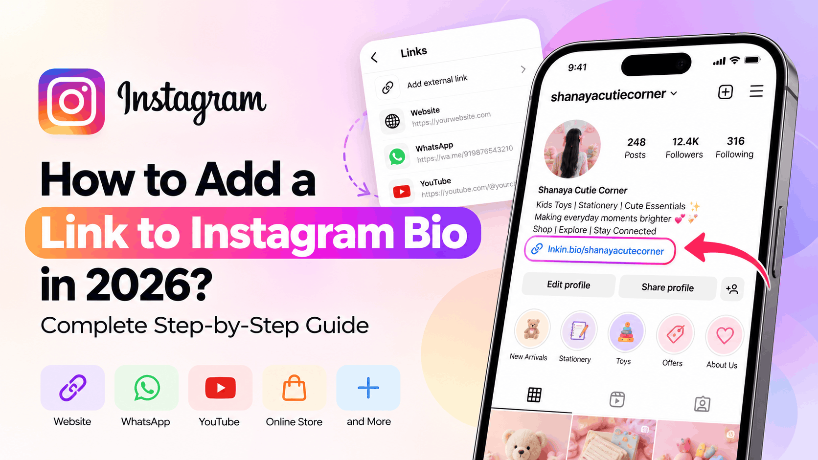 How to Add a Link to Instagram Bio in 2026? (Complete Step-by-Step Guide)