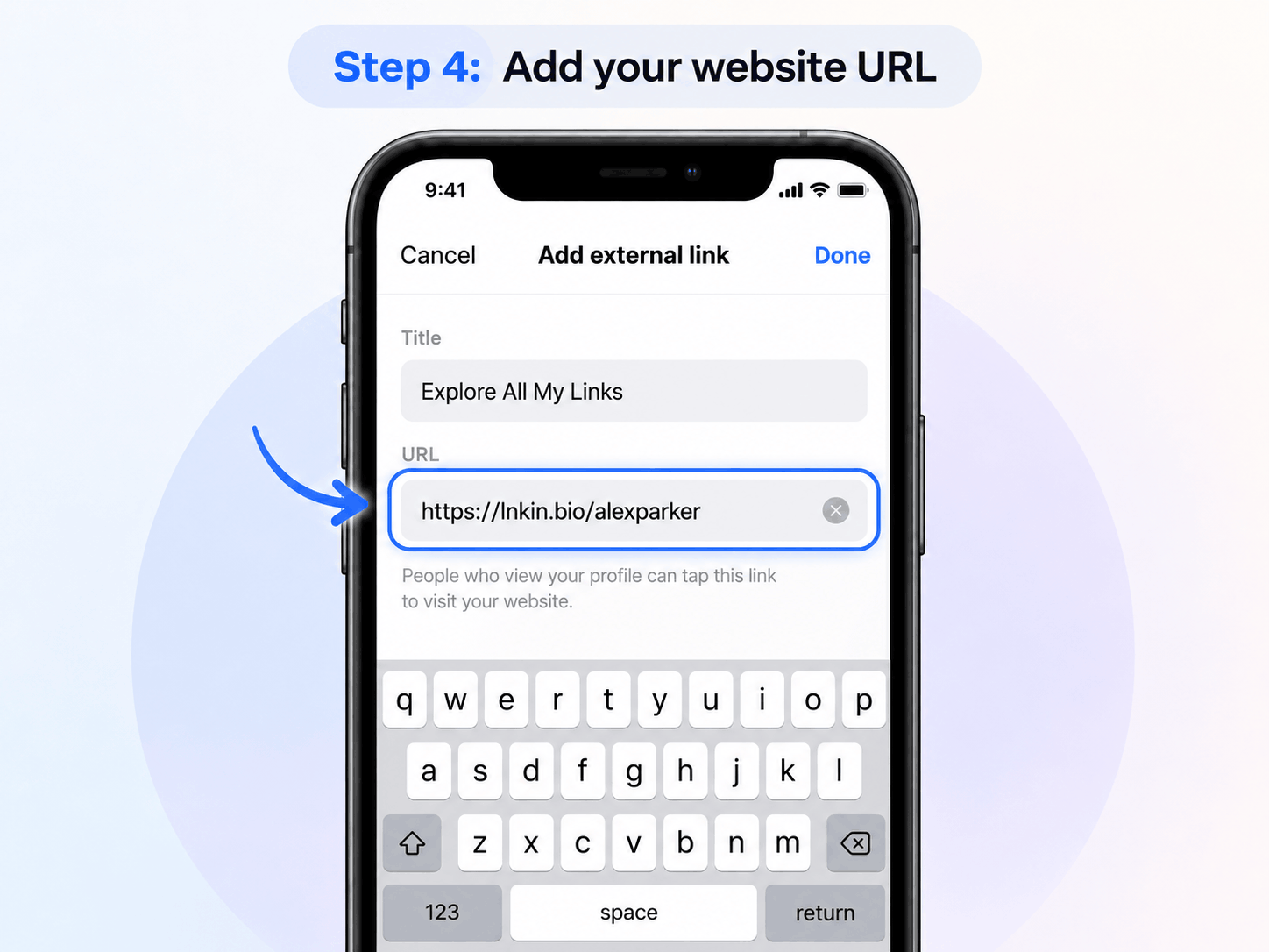 How to enter a website URL in Instagram bio link settings How to enter a website URL in Instagram bio link settings